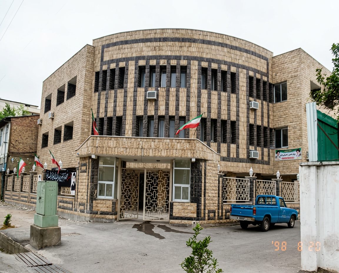 ساختمان اداری برق استان مازندران در قائمشهر، اجرا توسط شرکت ساختمانی دروِن